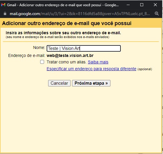 E-mail Personalizado no Gmail Grátis 7 ti pro br gmail 05